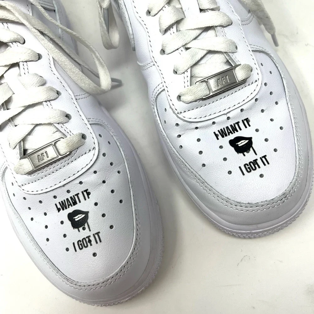 Nike force 1 custom Ariana grande sneakers 7 - Picture 4 of 11